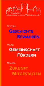 Flyer Heimatverein Bodelschwingh und Westerfilde e.V.