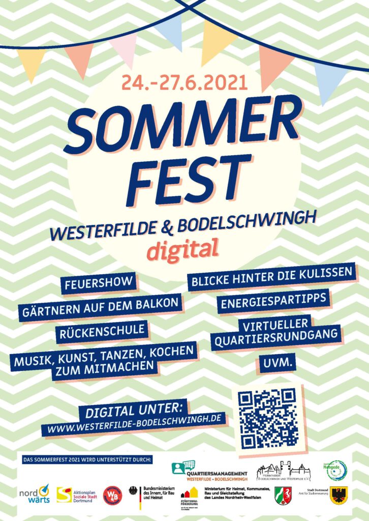 Plakat zum Sommerfest 2021 Dortmund-Bodelschwingh