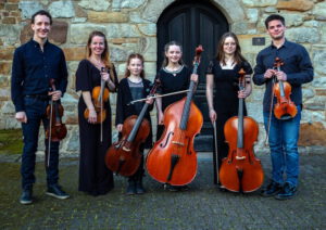 Familie Biosca in der Schlosskirche in Dortmund-Bodelschwingh