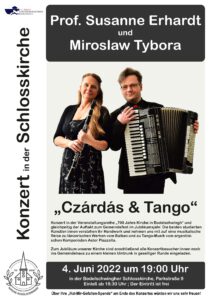 Konzert Susanne Erhardt und Miroslaw Tybora am 4.6.2022 in der Schlosskirche in Dortmund-Bodelschwingh