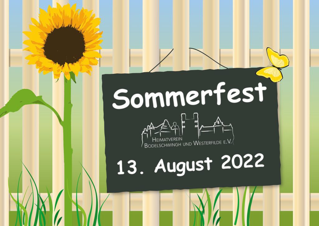 Sommerfest vom Heimatverein Bodelschwingh und Westerfilde e.V. am 13. August 2022