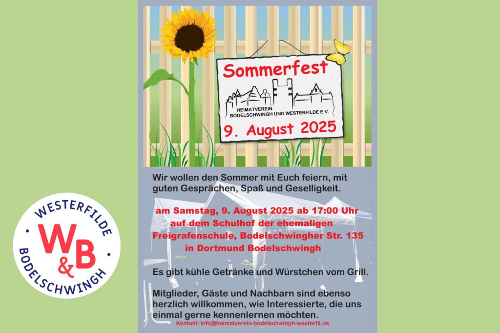 Sommerfest vom Heimatverein Bodelschwingh und Westerfilde e.V. am 09.08.2025