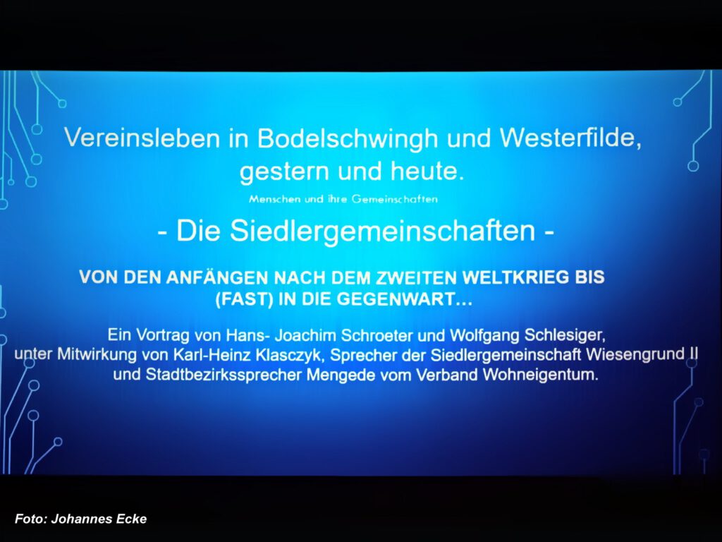Eindrücke vom Monatstreffen des Heimatvereins Bodelschwingh und Westerfilde e.V. am 14. Oktober 2025 in der AWO in Dortmund-Westerfilde