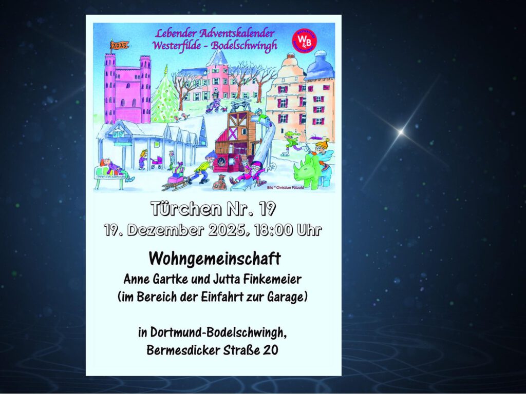 Heimatverein Bodelschwingh und Westerfilde e.V. - Lebender Adventskalender 2025