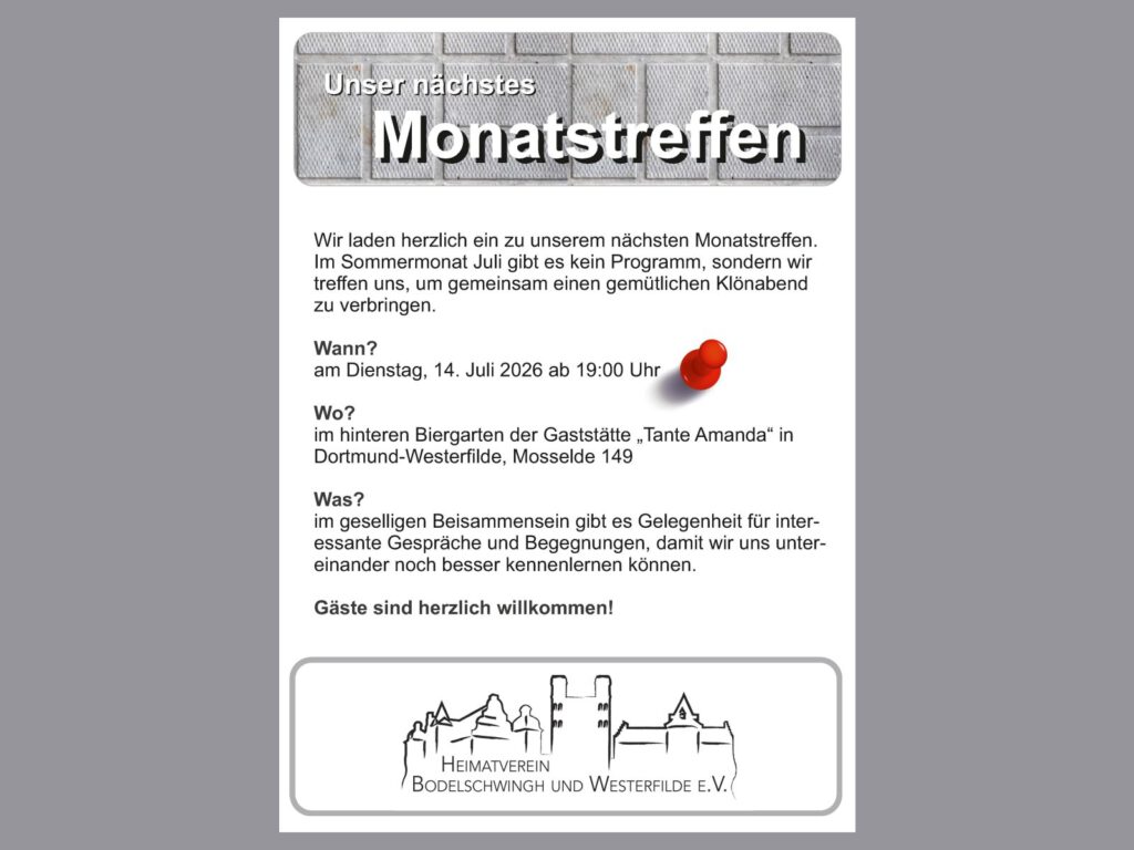 Heimatverein Bodelschwingh und Westerfilde e.V.